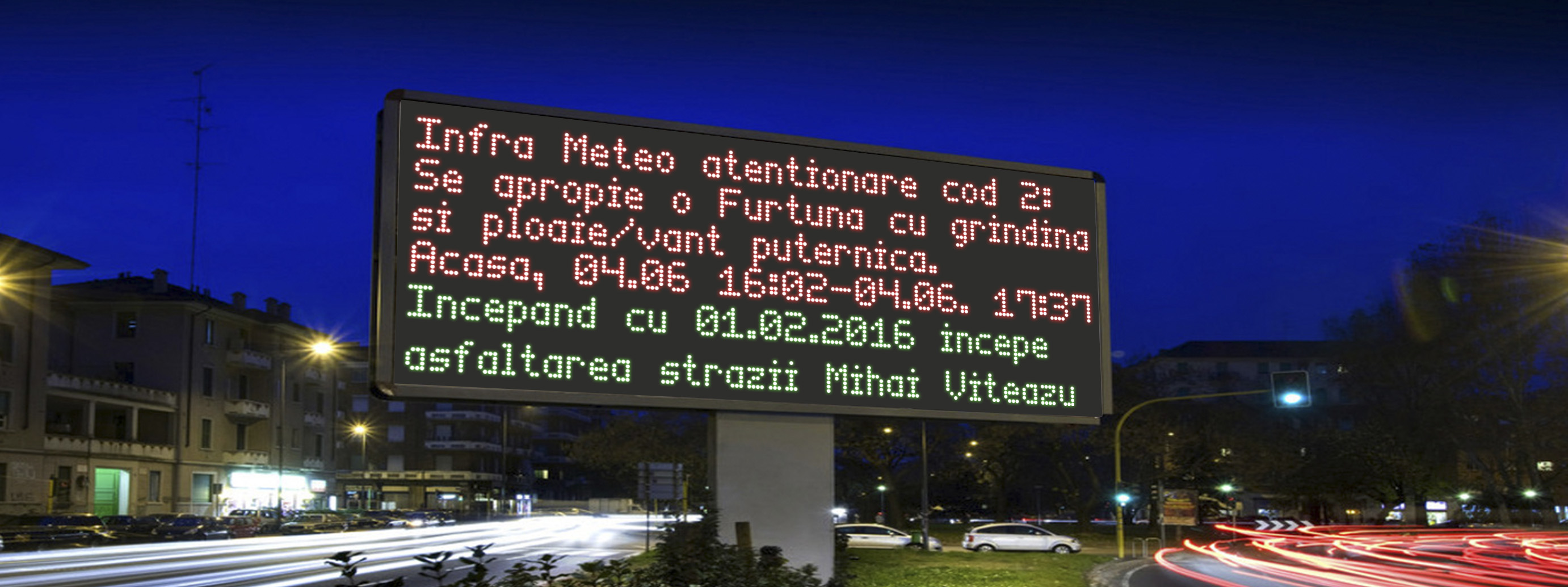 Panouri Afisaj Evenimente Meteo Severe