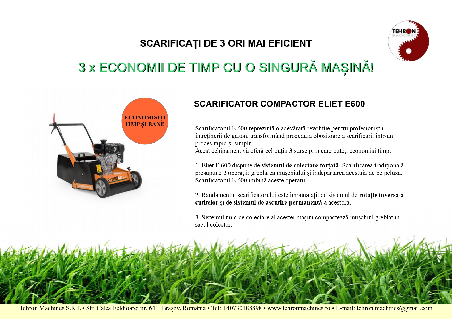 SCARIFICATOR COMPACTOR E 600