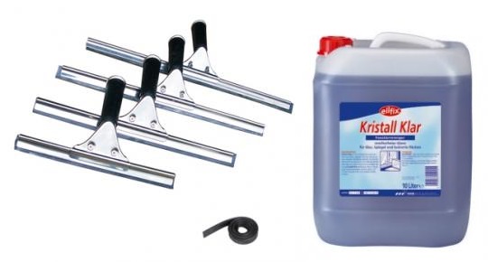 Racleta + detergent geam