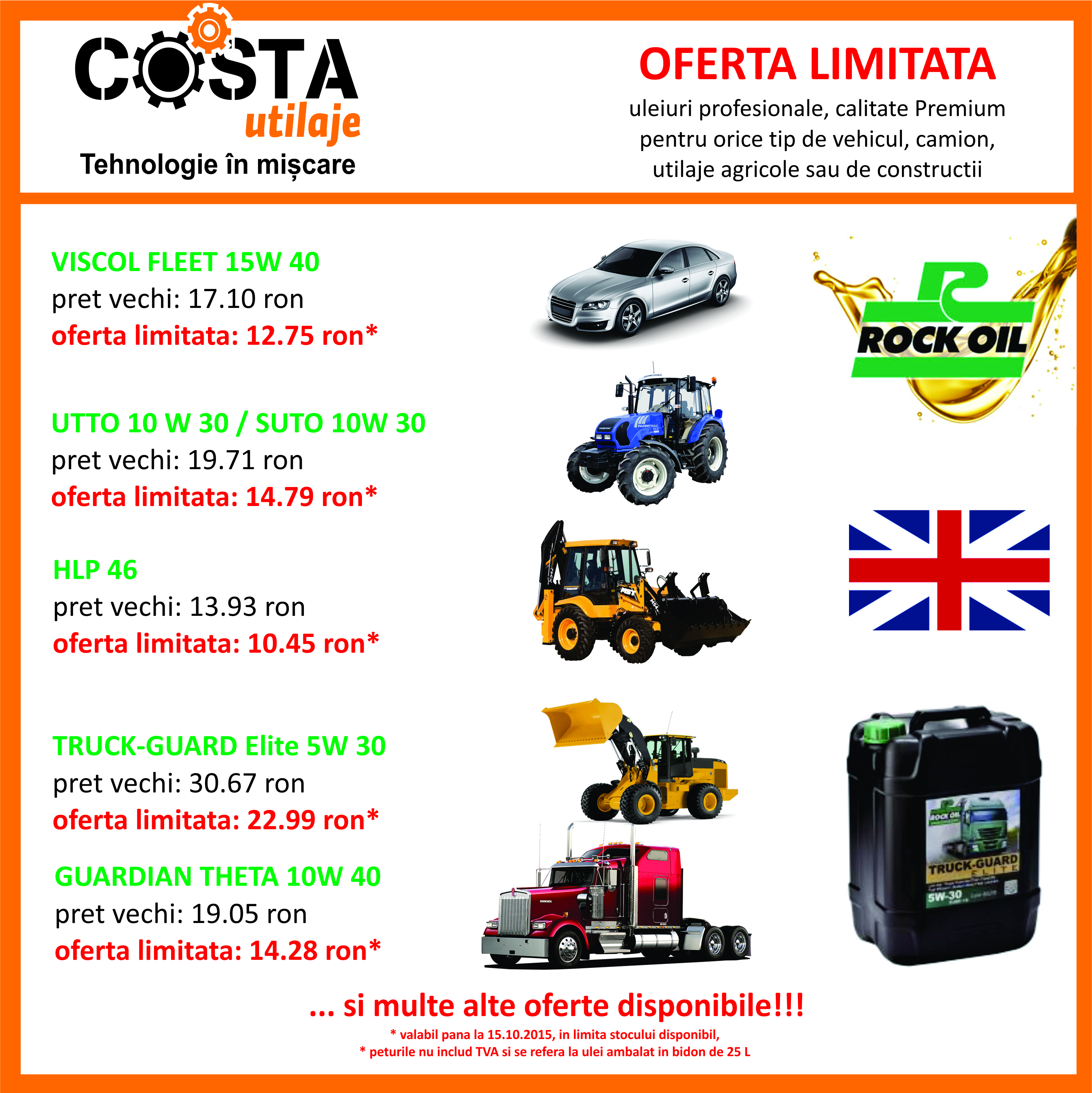 Oferta limitata uleiuri