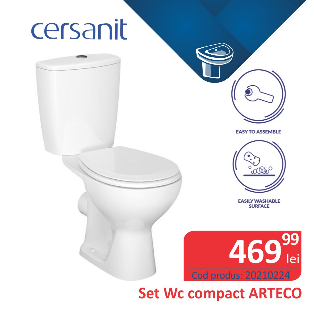 Set WC compact Arteco