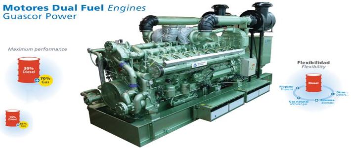 GUASCOR MOTO GENERATOARE PE BIOGAZ, GAZ NATURAL, DIESEL SAU DUAL