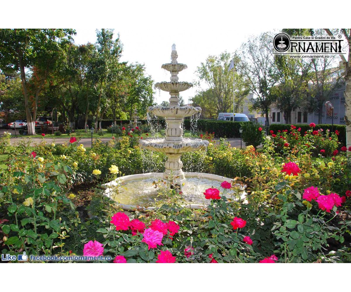 Fantana Arteziana cu Patru Nivele si Bazin Clasic