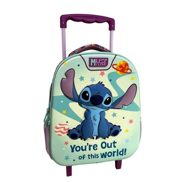 Troller gradinita 27x10x31 2 compartimente Lilo&Stitch You Re Out Of This World