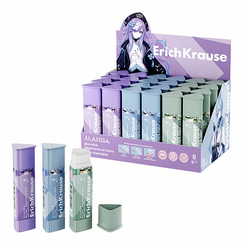 Lipici ErichKrause Prism Manga 8g , 24/cutie