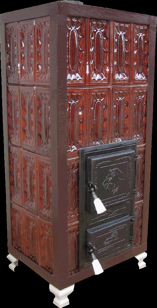 Sobă de încălzit 4 rânduri în ramă