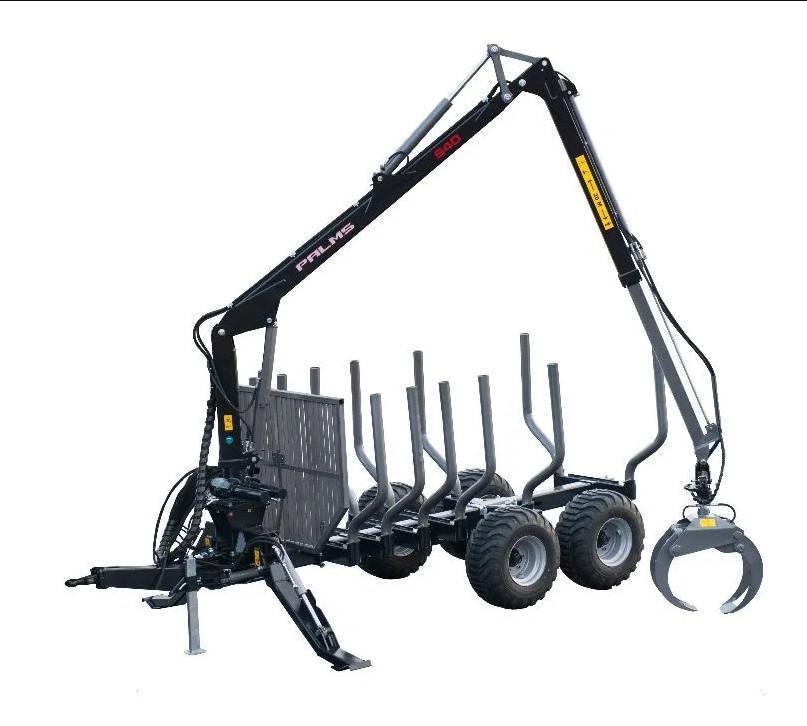 Remorca forestiera Palms  9S + Braț de incărcare Palms 3.67