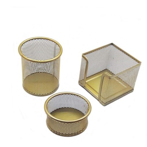 Set 3 piese birou plasa metal ,Mas