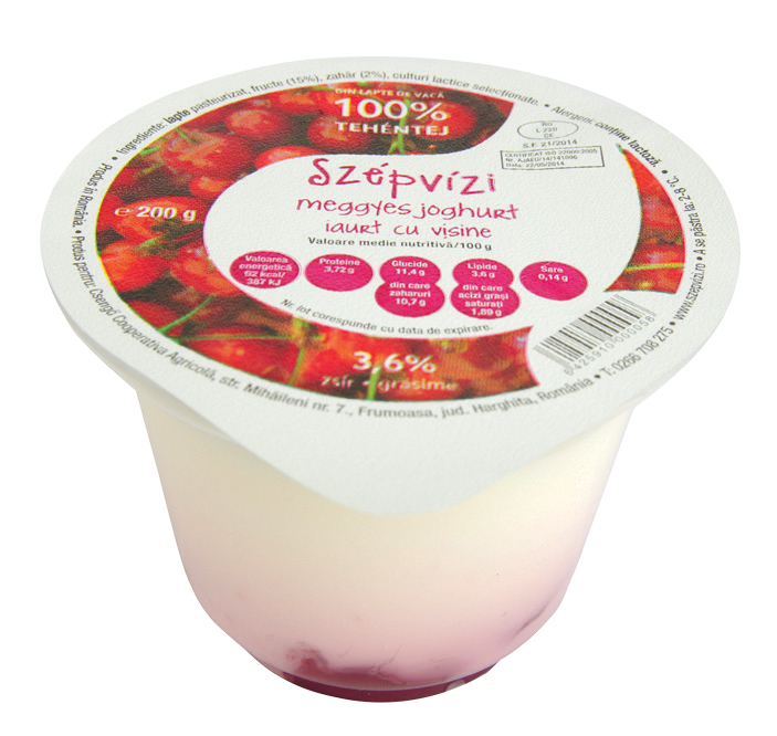 IAURT CU VIȘINE / MEGGYES JOGHURT