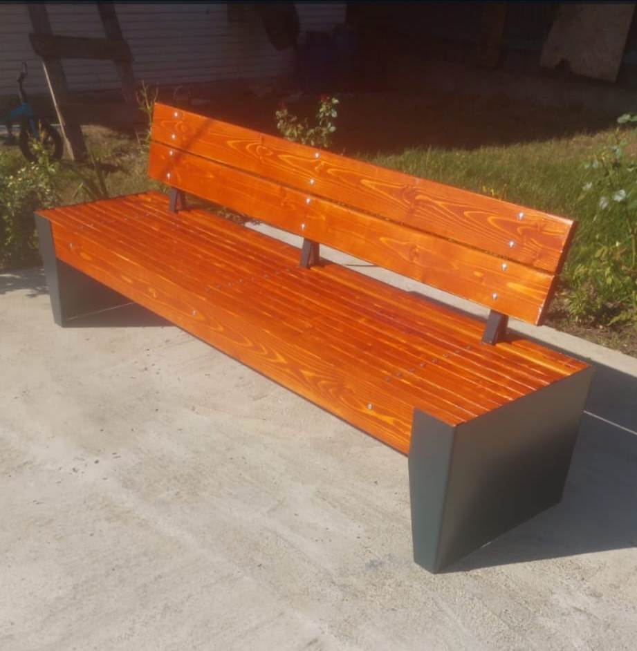 Banca parc din tablă