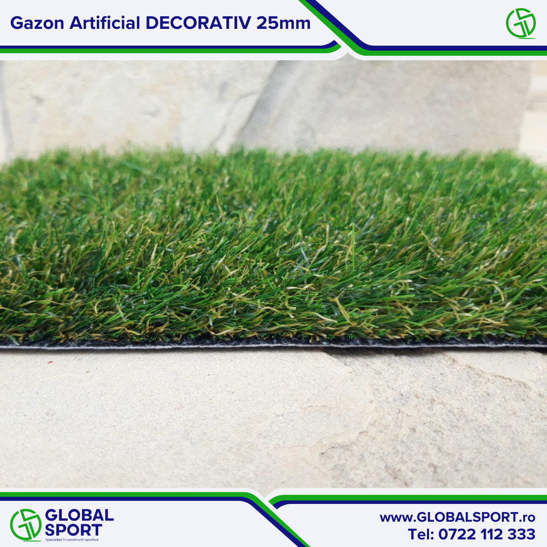 Gazon artificial decorativ Premium Grass Urban 25 mm