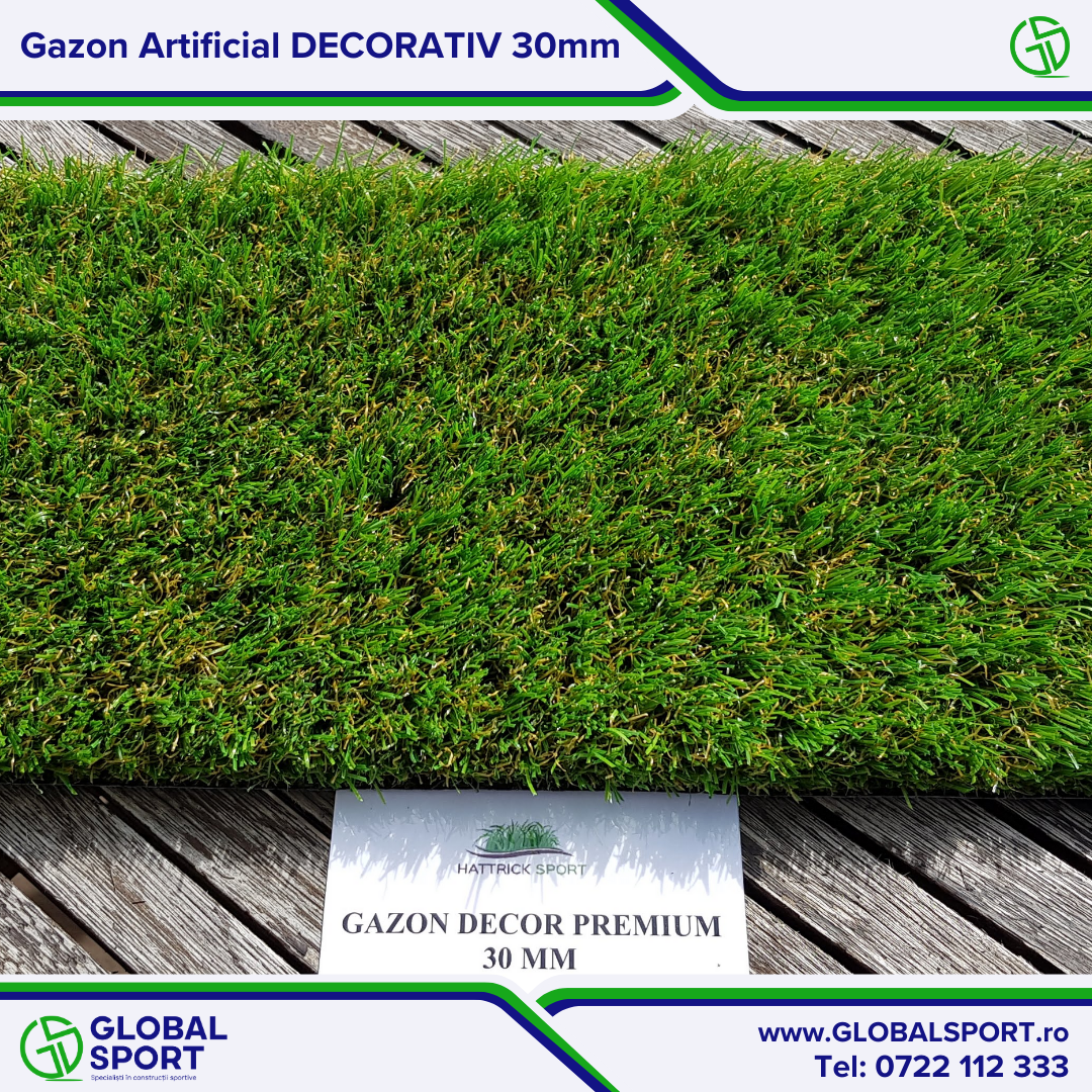 Gazon artificial decorativ Grass Nicosia 30 mm
