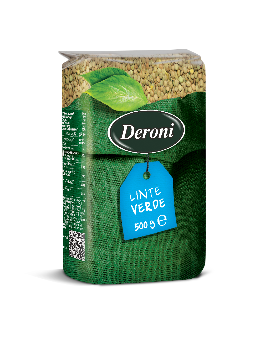 LINTE DERONI VERDE 500 G