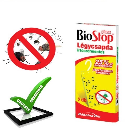 Capcana pentru muste cu lipici BioStop Plusz