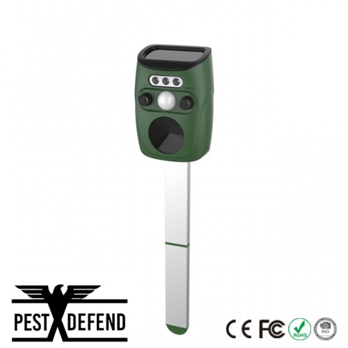 Ultrasonic Birds&Animals Away SOLAR - aparat cu ultrasunete pentru alungare pasari,caini,rozatoare
