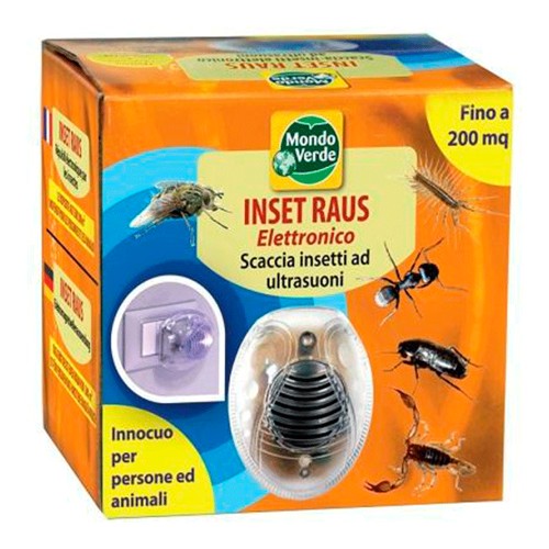 Aparat cu ultrasunete impotriva insectelor zburatoare si taratoare Inset Raus