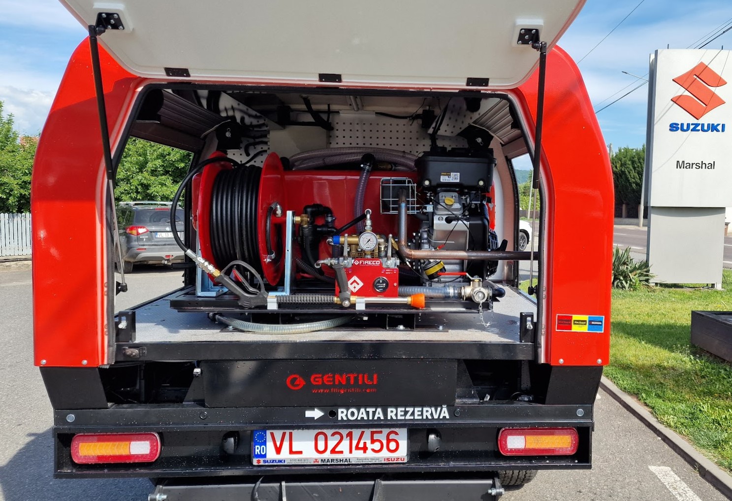 ISUZU FIREGUARD PRO - Autoutilitara 4x4 de interventie rapida la incendii,  destinata SVSU