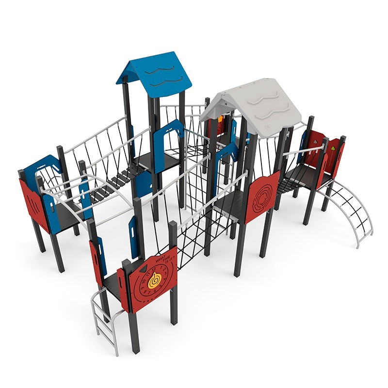 Structura modulara - Traseu aventura cu turnuri, punti, cataratori si scari de maimute PZG-W-A012P