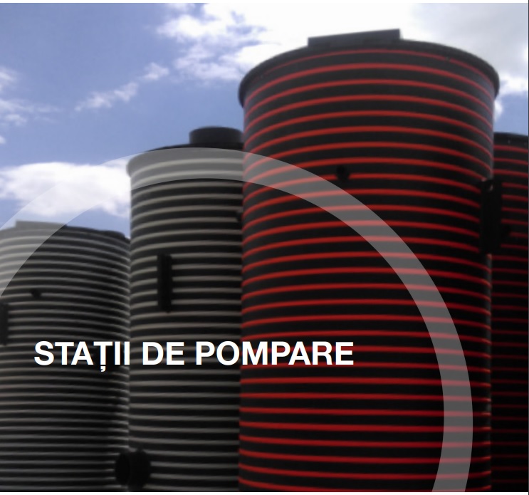 Cămine pentru stații de pompare din polietilenă cu structură fagure - tip SPAU PRO+