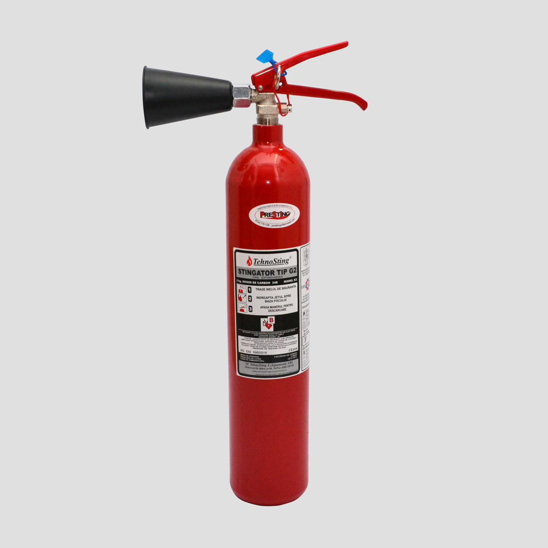 Stingator portabil cu dioxid de carbon CO2 tip G2