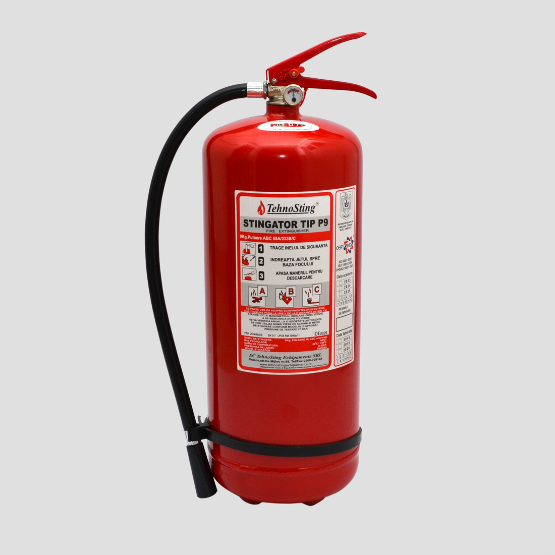 Stingator portabil cu pulbere tip P9