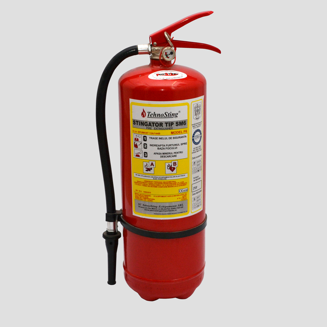 Stingator portabil cu spuma tip SM 6