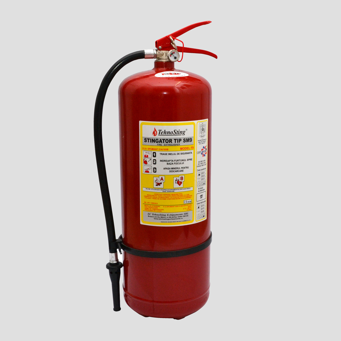 Stingator portabil cu spuma tip SM 9