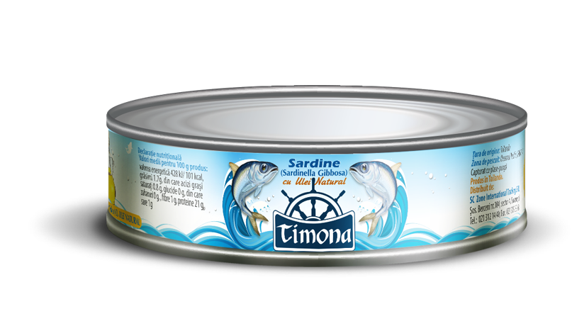 SARDINE IN ULEI TIMONA 215 G