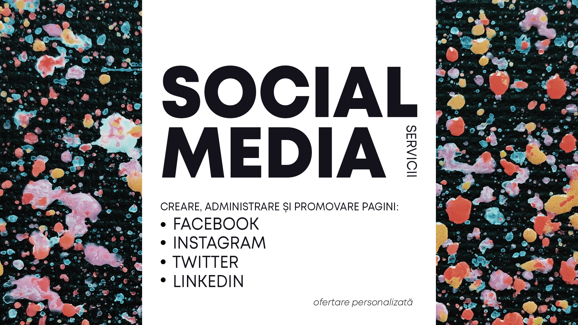 Digital Marketing (Administrare pagini social media Facebook, Instagram, TikTok)