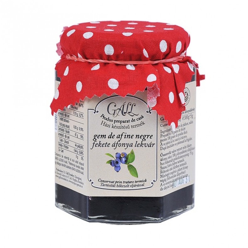 Fekete áfonya lekvár / Gem de afine negre