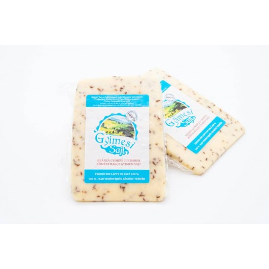 Brânză maturată Ghimeș cu chimen