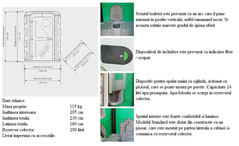 Cabină pentru persoane cu handicap