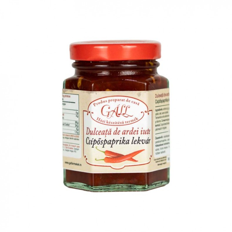 Csípőspaprika lekvár / Dulceață de ardei iute