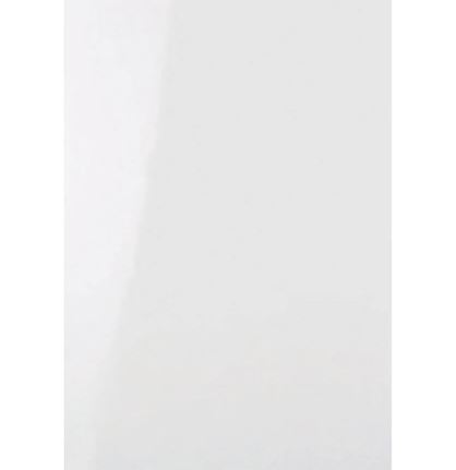 Faianta baie Kai White Gloss, alb, lucios, uni, 30 x 20 cm