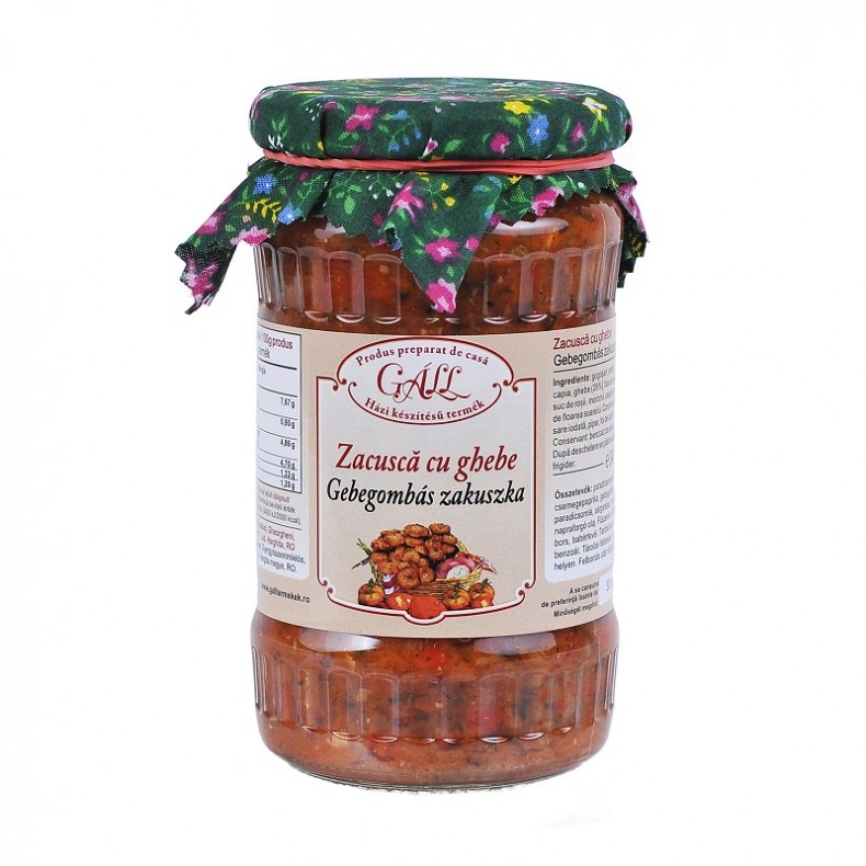 Gebegombás zakuszka / Zacuscă cu ghebe
