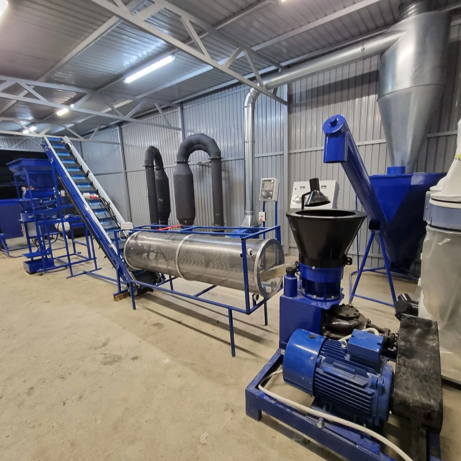 Linie producere peleti nr. 1 Tehno MS