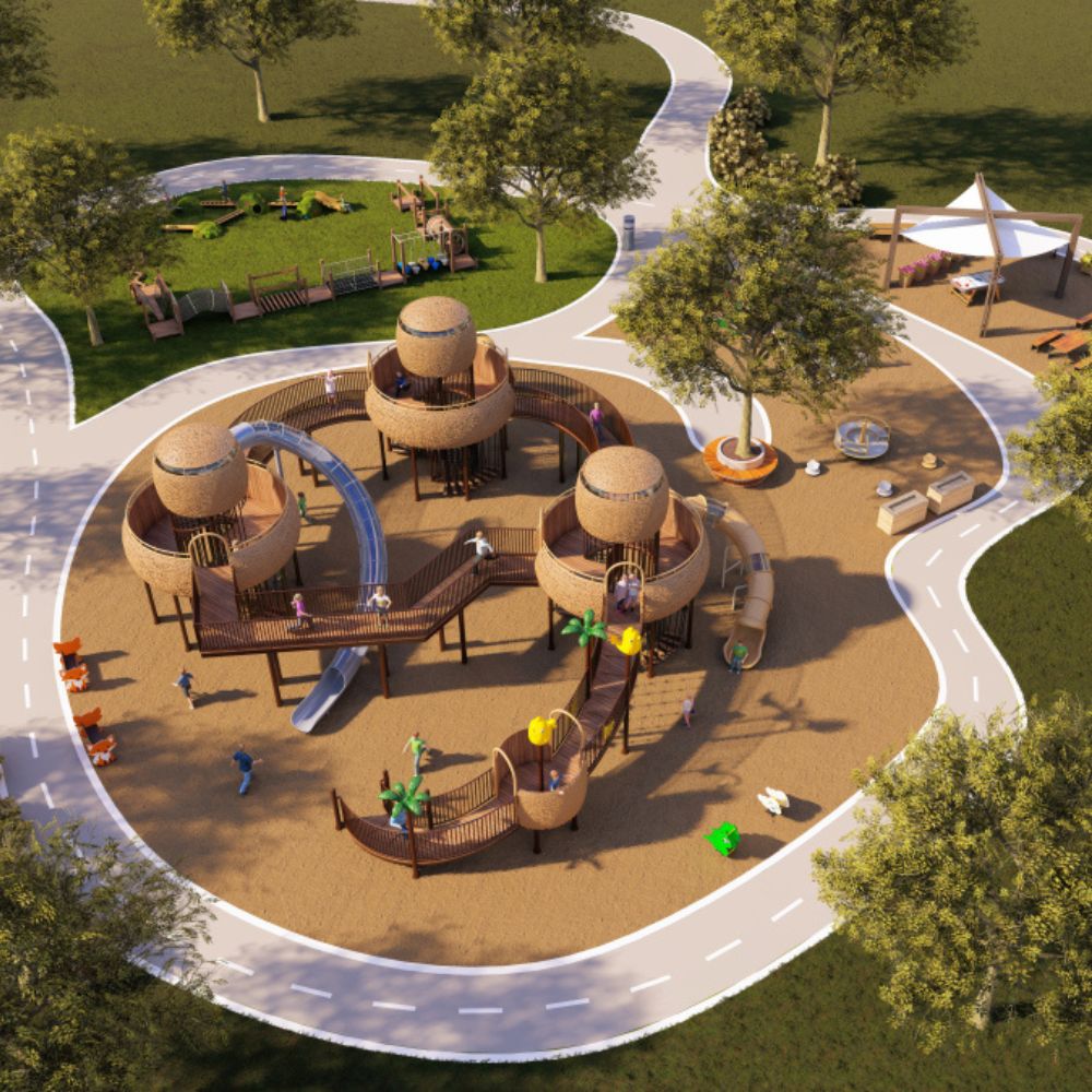 Loc de joaca de exterior Bird\'s Nest Paradise 1