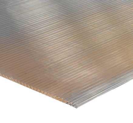 Policarbonat celular Carboplak, transparent, 6 m x 2,1 m, grosime 6 mm