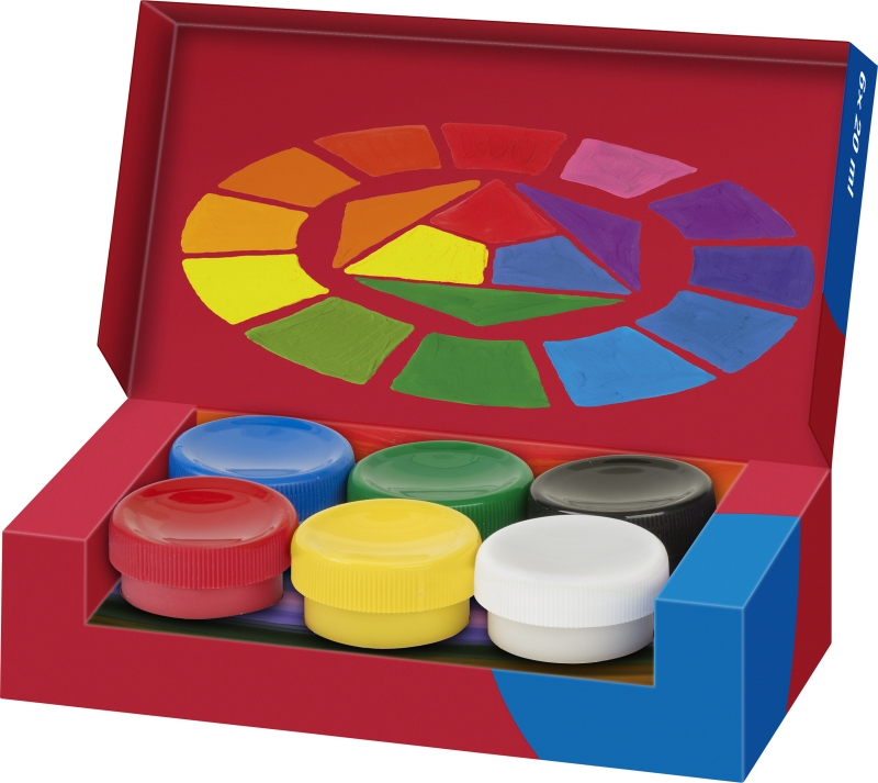 Guase 6 culori/set 20 ml. Faber Castell
