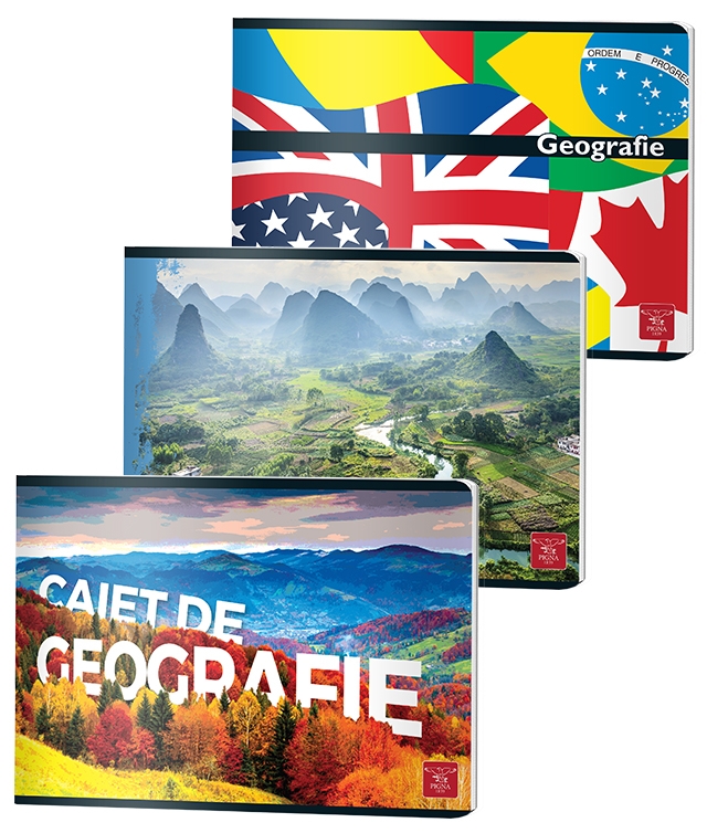 Caiet geografie, 24 file Pigna Clasic