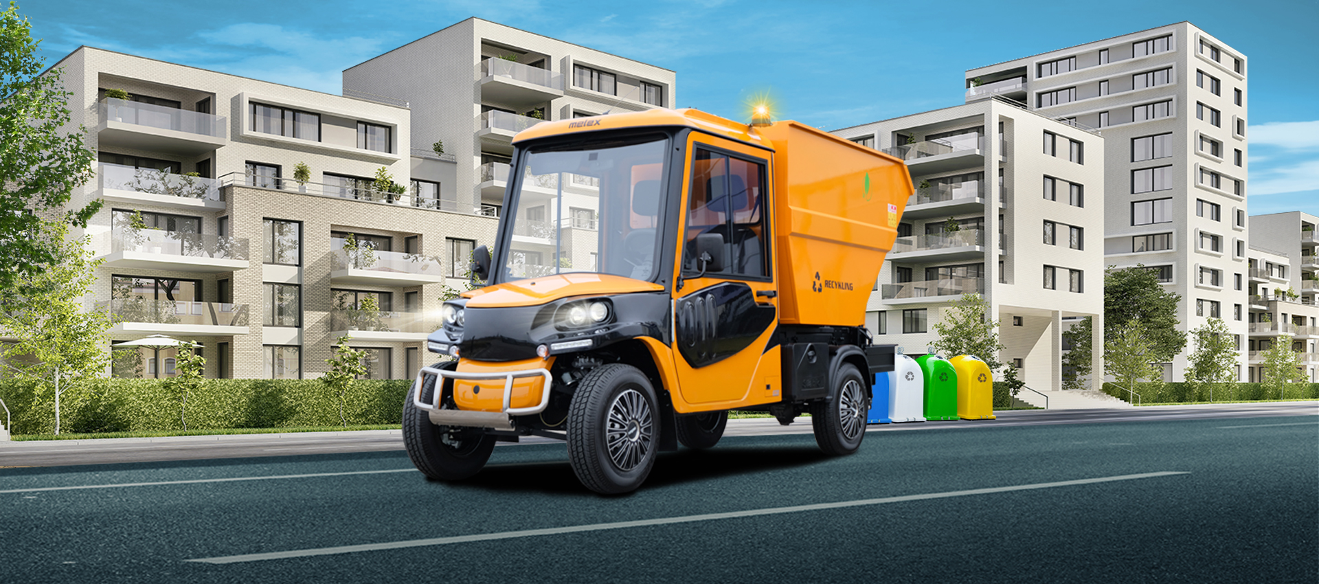 AUTOGUNOIERA ELECTRICĂ MELEX pentru Servicii de Salubrizare