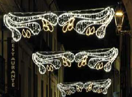 Traverse diverse modele iluminat festiv