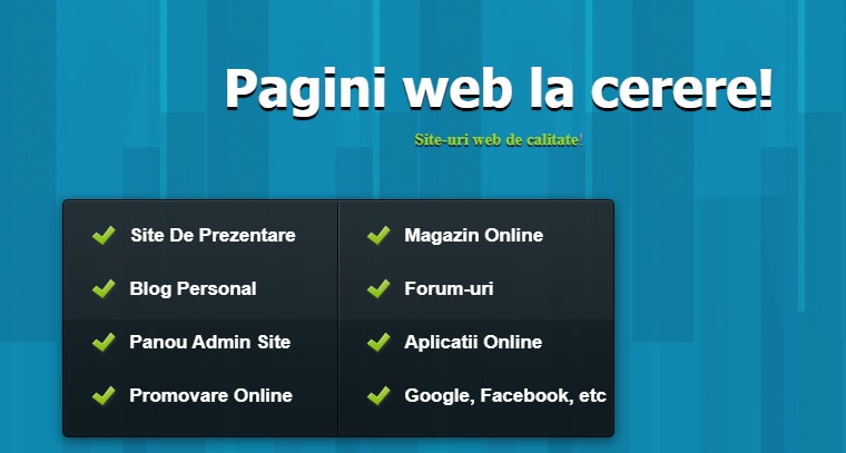 Pagini web la cerere