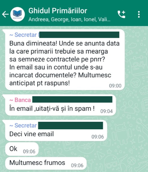 Puteți discuta orice temă de interes public, fie cu alți funcționari desemnați din primării, fie cu experți din mediul privat.